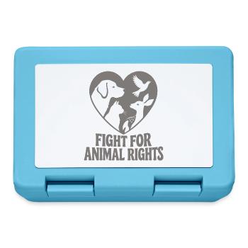 Fight For Animal Rights - Brotdose - Saphirblau - Vorne