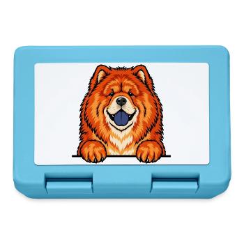 Chow Chow - Brotdose - Saphirblau - Vorne