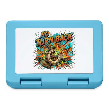 No Turn Back Explodierende Uhr - Brotdose - Saphirblau - Vorne