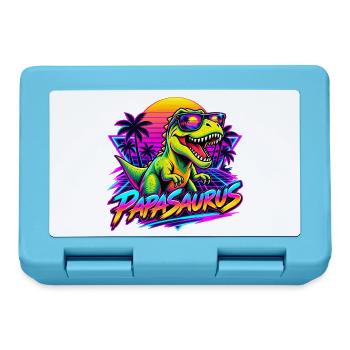  Papasaurus Dinosaurier Sonnenbrille Retro 80er - Brotdose - Saphirblau - Vorne