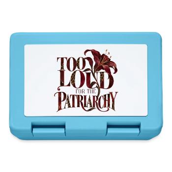 Too Loud For The Patriarchy - Brotdose - Saphirblau - Vorne