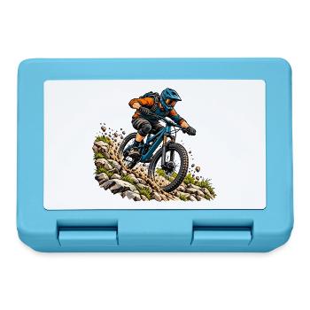 Mountainbike Abenteuer für MTB Fahrer - Brotdose - Saphirblau - Vorne