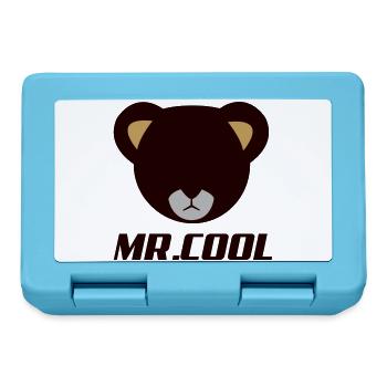 Bärenkopf Logo MR Lodol - Brotdose - Saphirblau - Vorne