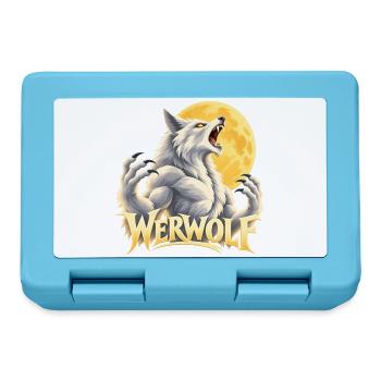 Werwolf Mondlicht Kraft - Brotdose - Saphirblau - Vorne