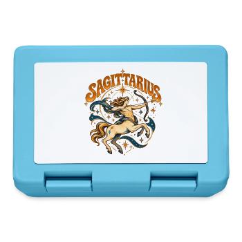 Sagittarius Reiter Schütze Sternzeichen - Brotdose - Saphirblau - Vorne