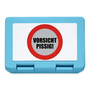 Vorsicht pissig | bösartig | übel | schelcht - Boîte à goûter - bleu saphir - Devant