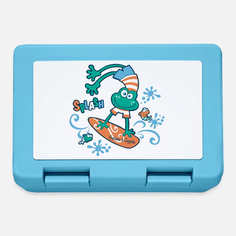 Splash - Surfer's Happiness - Lunchbox - sapphire blue