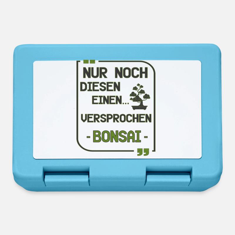 Nur noch diesen einen Bonsai versprochen - Brotdose - Saphirblau
