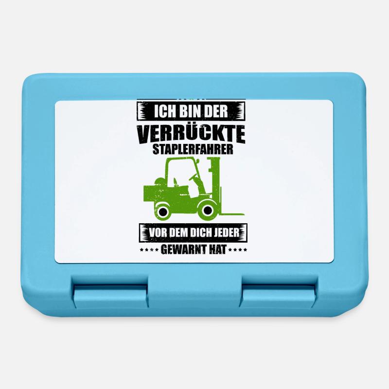 Staplerfahrer - Brotdose - Saphirblau