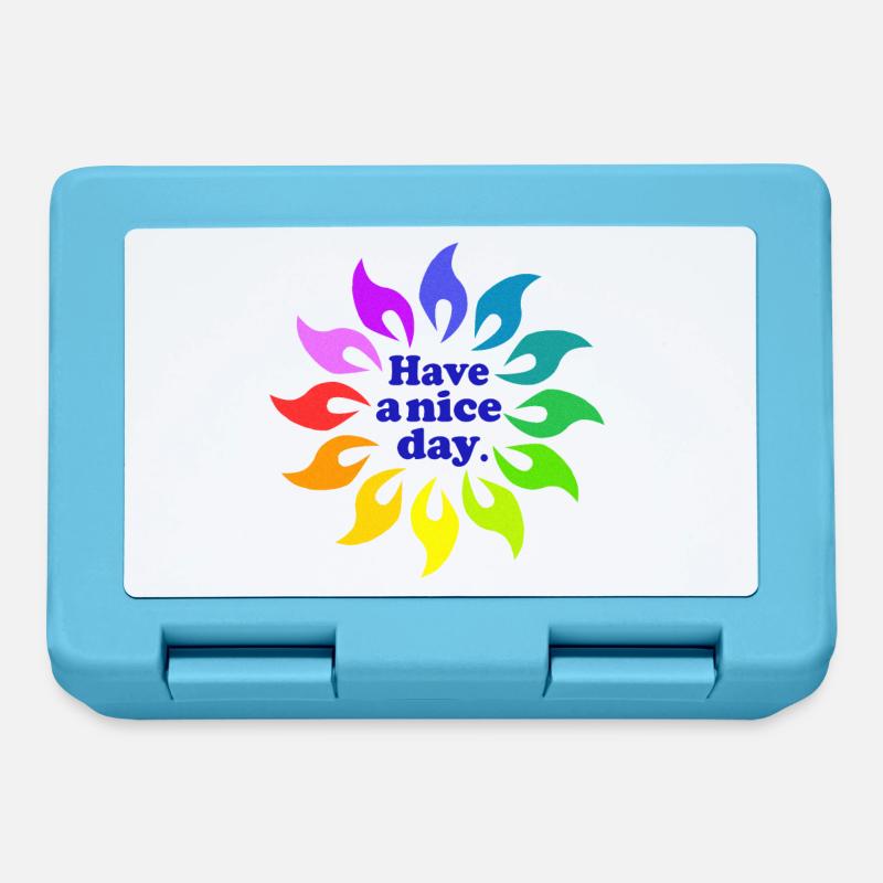 Have a nice day - Lunchbox - sapphire blue