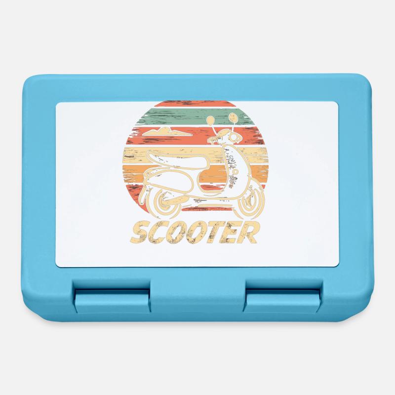 Scooter Motorroller Mofa Moped Roller - Lunchbox - sapphire blue