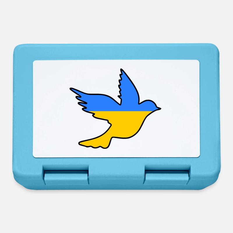 Ukraine - Boîte à goûter - bleu saphir