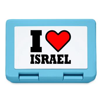 I love israel - Boîte à goûter - bleu saphir - Devant