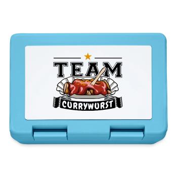 Team Currywurst - Fast Food - Kult - Brotdose - Saphirblau - Vorne