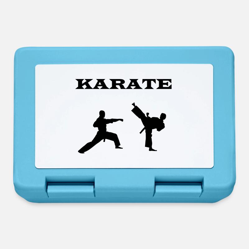 karate - Brotdose - Saphirblau