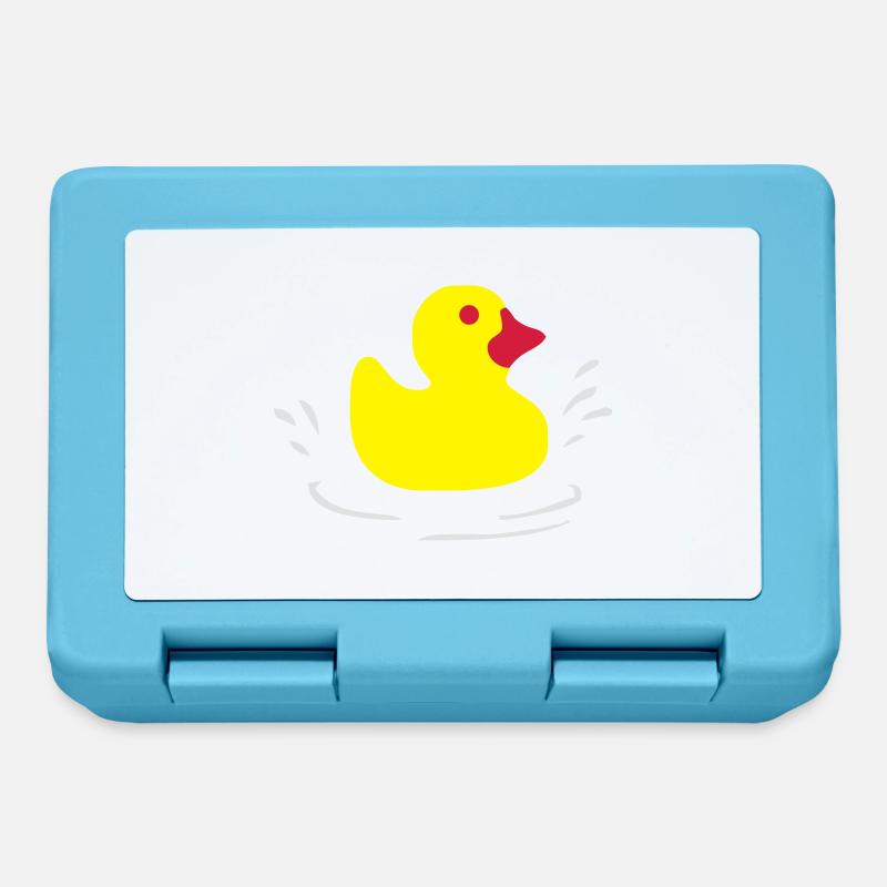 canard - Boîte à goûter - bleu saphir