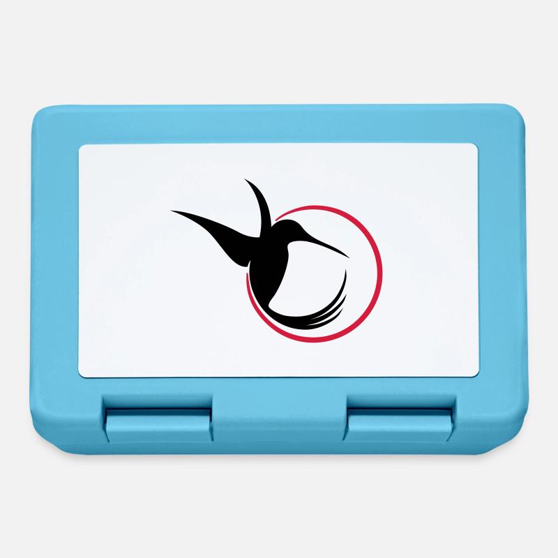 Humming-bird - Lunchbox - sapphire blue