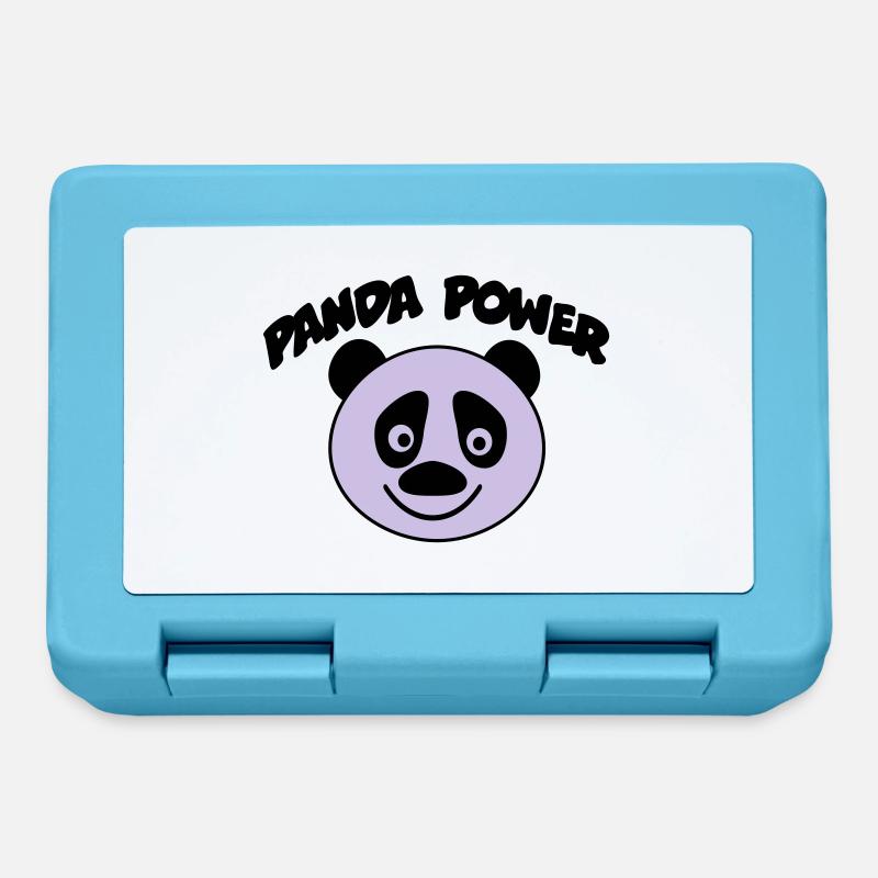 panda - Brotdose - Saphirblau