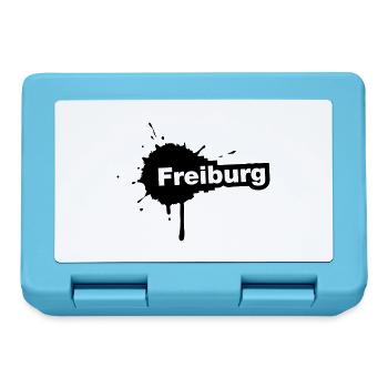 Freiburg Splatter - Brotdose - Saphirblau - Vorne