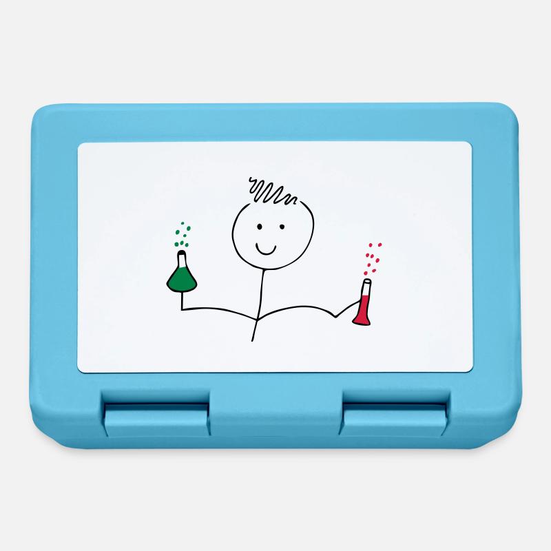 école de chimie - Boîte à goûter - bleu saphir