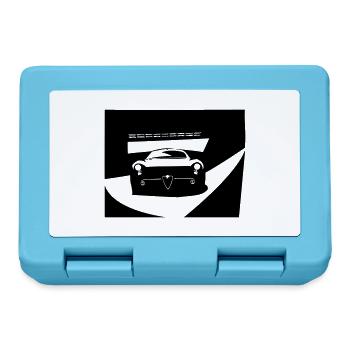 Alfa Car - Brotdose - Saphirblau - Vorne