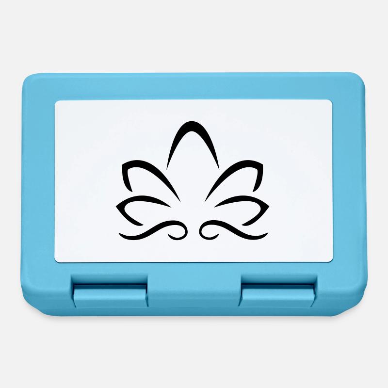 yoga - Boîte à goûter - bleu saphir