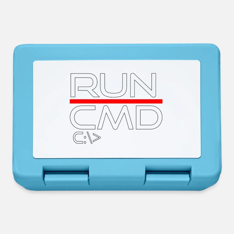 run cmd - Brotdose - Saphirblau