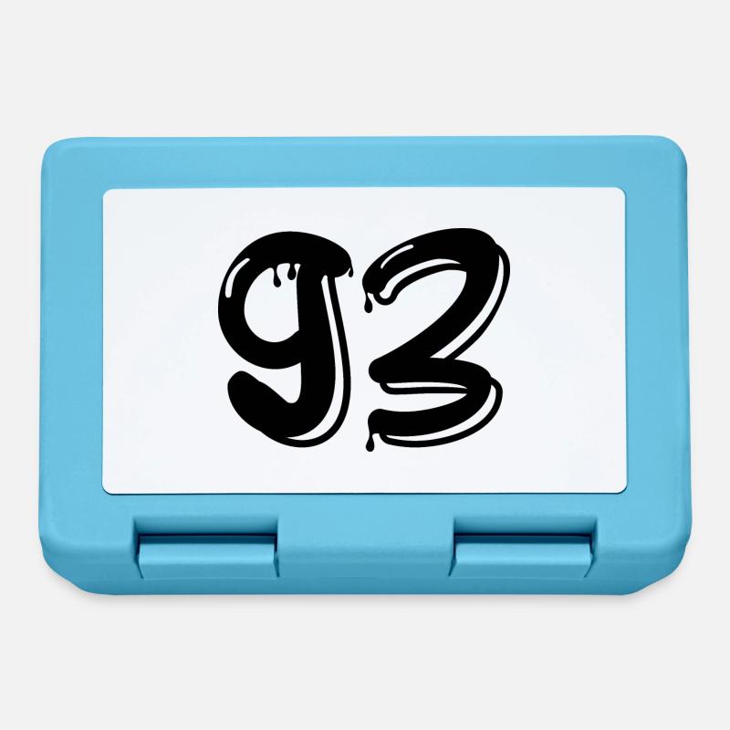 93 - Boîte à goûter - bleu saphir