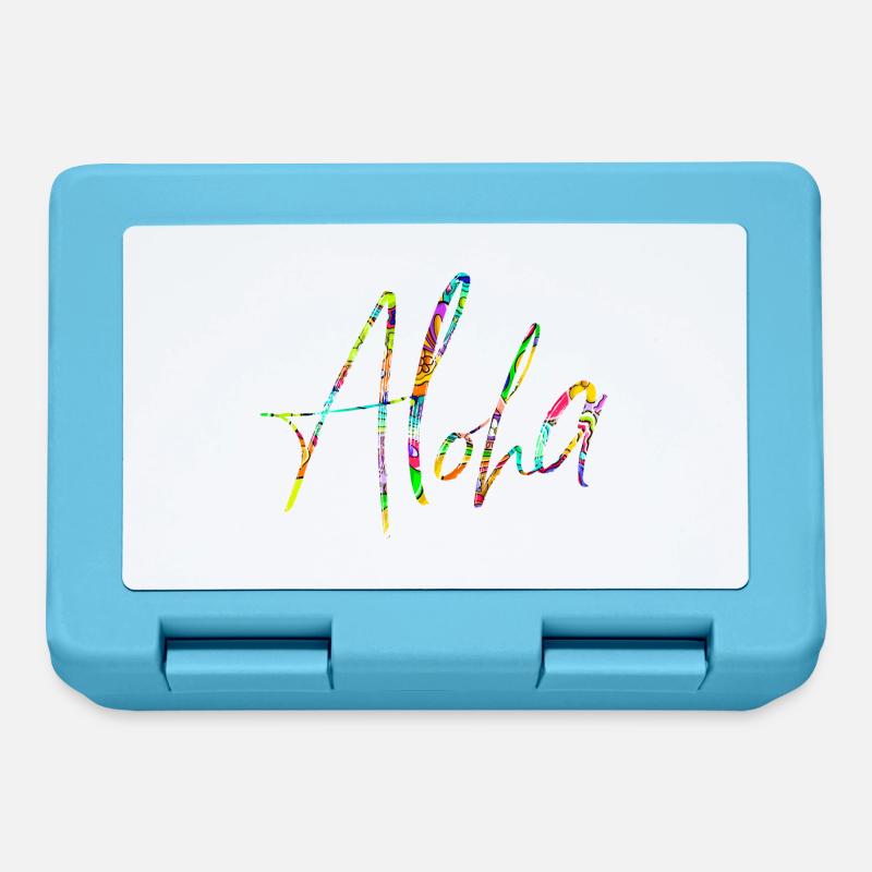 Aloha - Boîte à goûter - bleu saphir