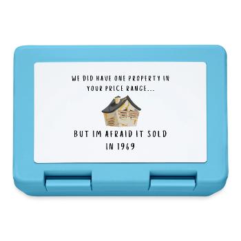 Funny Estate Agent Realtor Image Price Range - Lunchbox - sapphire blue - Front
