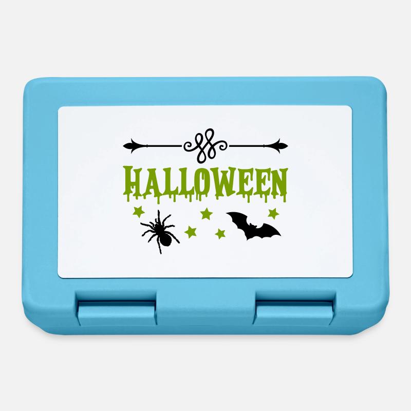 Halloween - Brotdose - Saphirblau