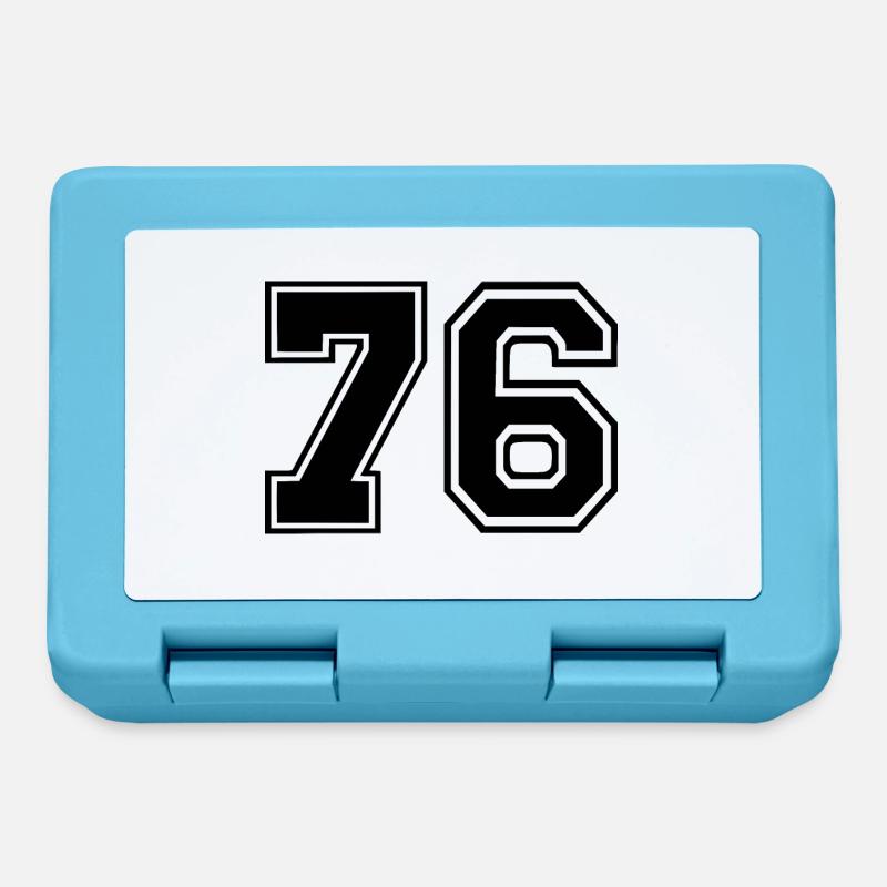 76 - Boîte à goûter - bleu saphir
