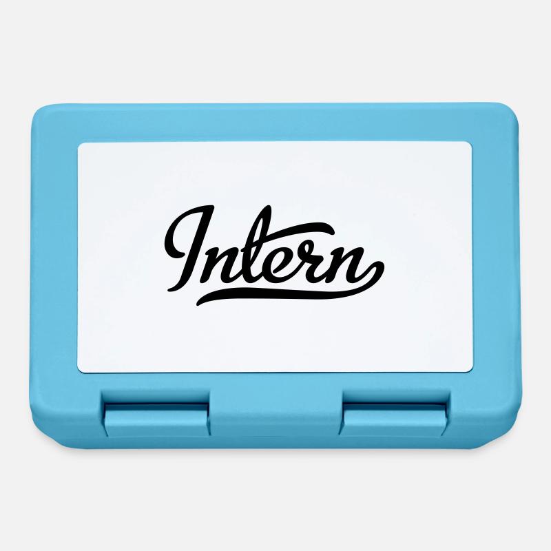 Interne - Boîte à goûter - bleu saphir