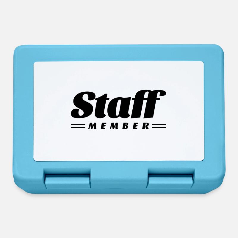 staff member - Boîte à goûter - bleu saphir
