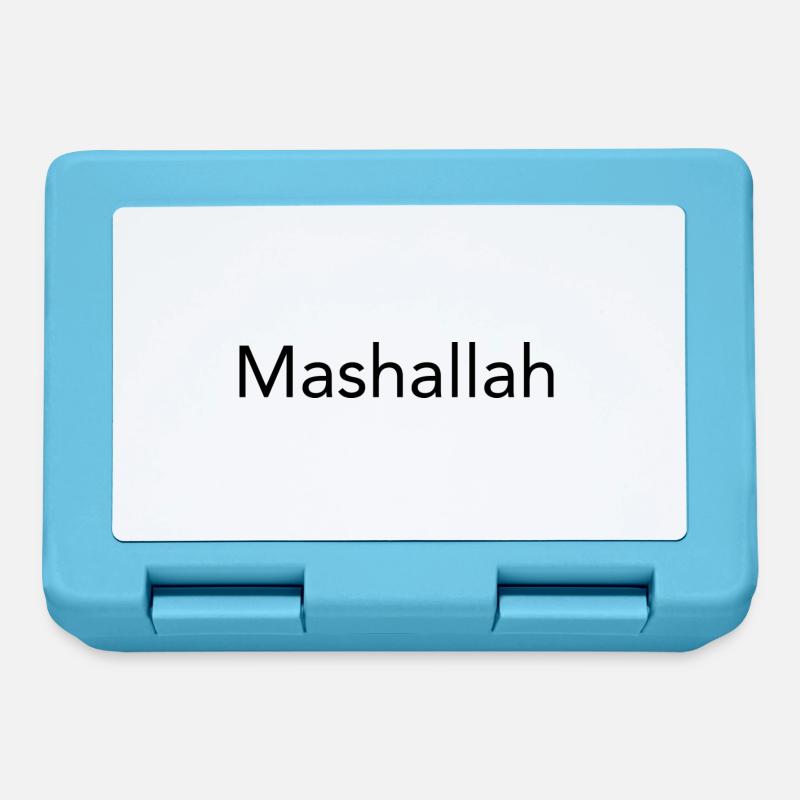 mashallah - Brotdose - Saphirblau