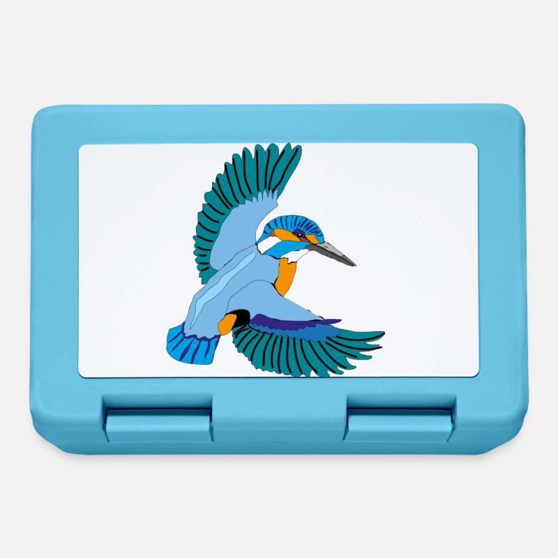 Eisvogel - Brotdose - Saphirblau