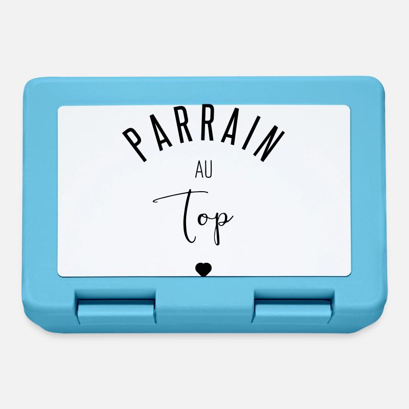 PARRAIN AU TOP - Boîte à goûter - bleu saphir