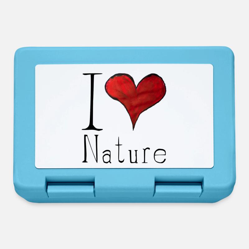 Nature - Boîte à goûter - bleu saphir