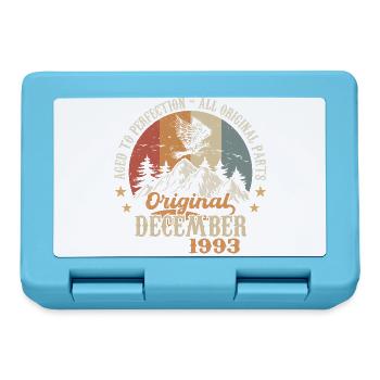 Décembre 1993 Jubilé 1993 Légendes Décembre - Boîte à goûter - bleu saphir - Devant