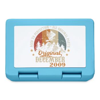 Décembre 2009 Jubilé 2009 Légendes Décembre - Boîte à goûter - bleu saphir - Devant