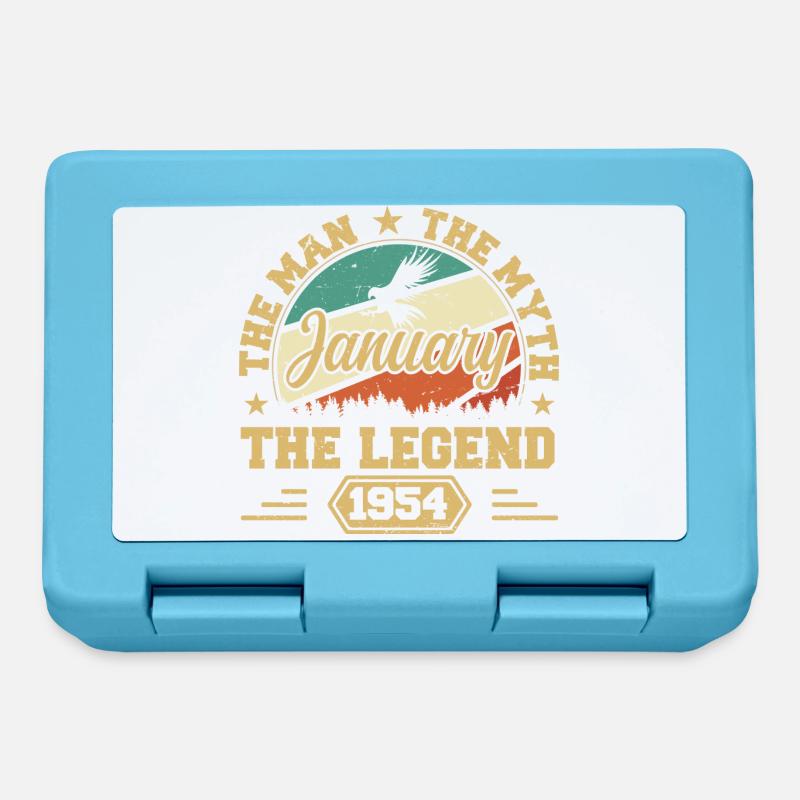 Les Legends sont nés en janvier 1954 - Boîte à goûter - bleu saphir