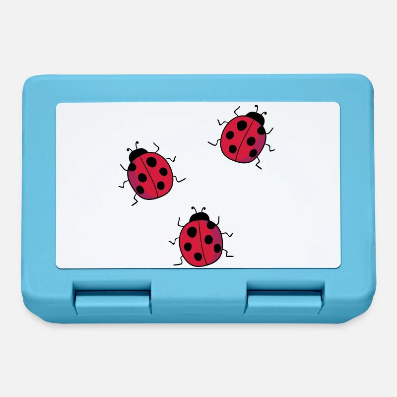 ladybug - Lunchbox - sapphire blue