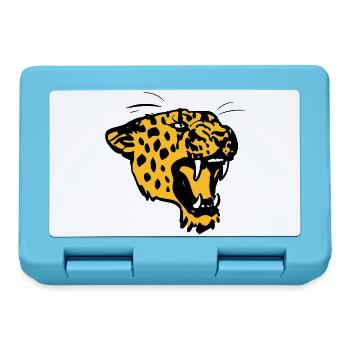 Roaring Leopard by Cheerful Madness!! - Lunchbox - sapphire blue - Front