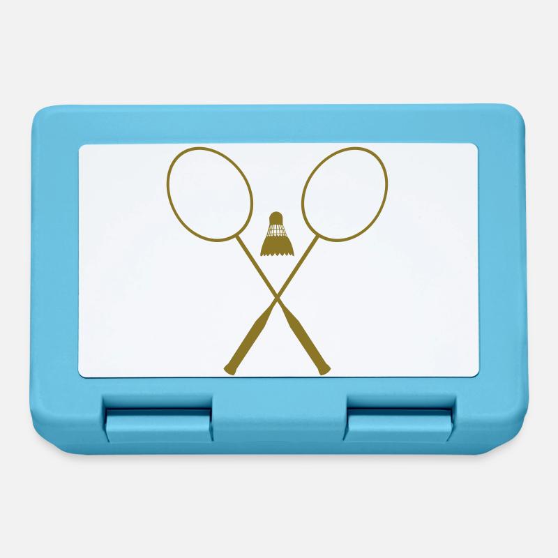 Badminton - Boîte à goûter - bleu saphir