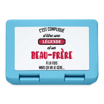 Belle Beau-Frère / Belle-Sœur / Beau Frere / Belle - Boîte à goûter - bleu saphir - Devant