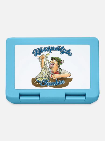 Kässpätzle Junkie - Brotdose - Saphirblau