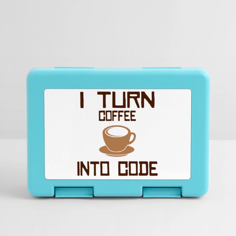 Je transforme le café en code Programmation informatique Boîte à goûter