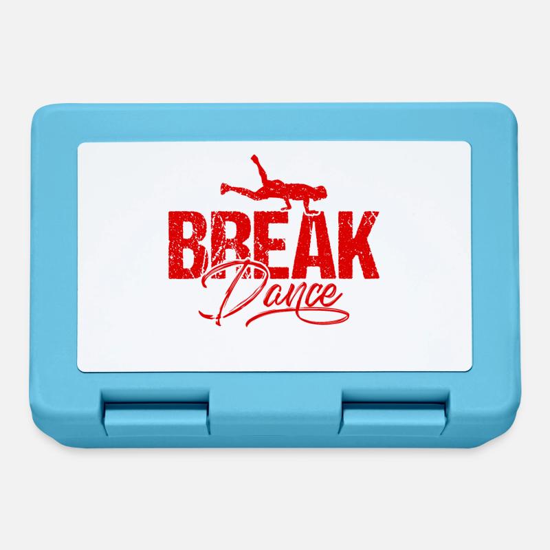 Breakdance Breakdancing - Brotdose - Saphirblau