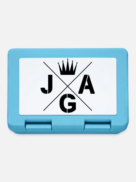 jga krone junggesellenabschied - Brotdose - Saphirblau