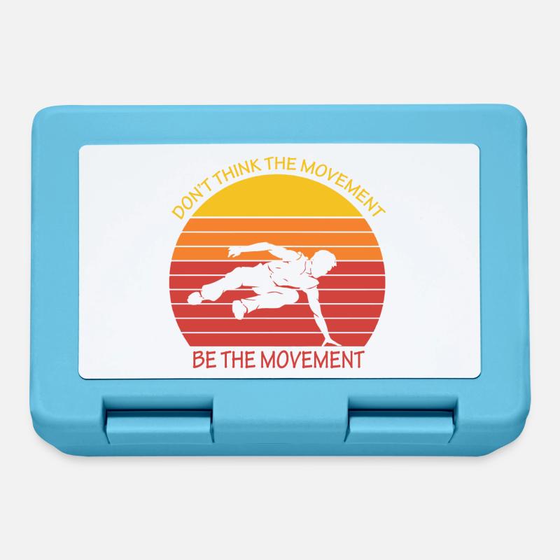 NE PENSEZ PAS QUE LE MOUVEMENT SOIT LE MOUVEMENT Parkour - Boîte à goûter - bleu saphir